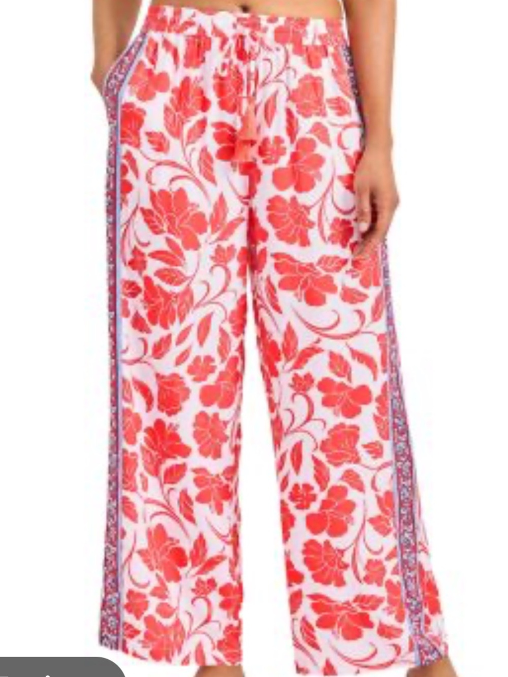 Tommy Bahama Fiori Border Wide Leg Pant NWT Size XL